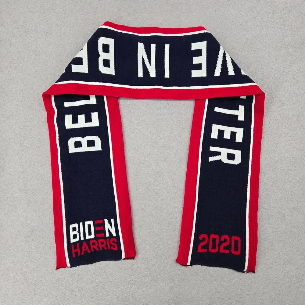 Biden Harris 2020 Scarf Believe Political Americana Historical Presidential